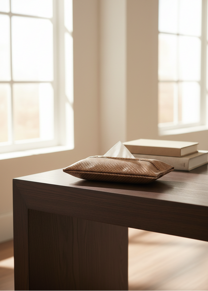 Braided Brown Tissue Cover