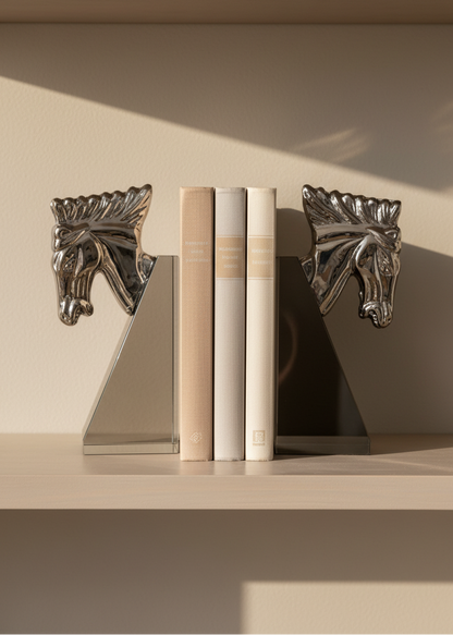 Stallion Crystal Bookend - Set of 2