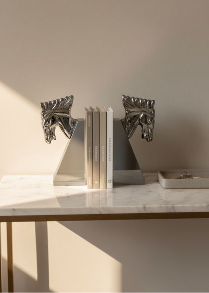 Stallion Crystal Bookend - Set of 2
