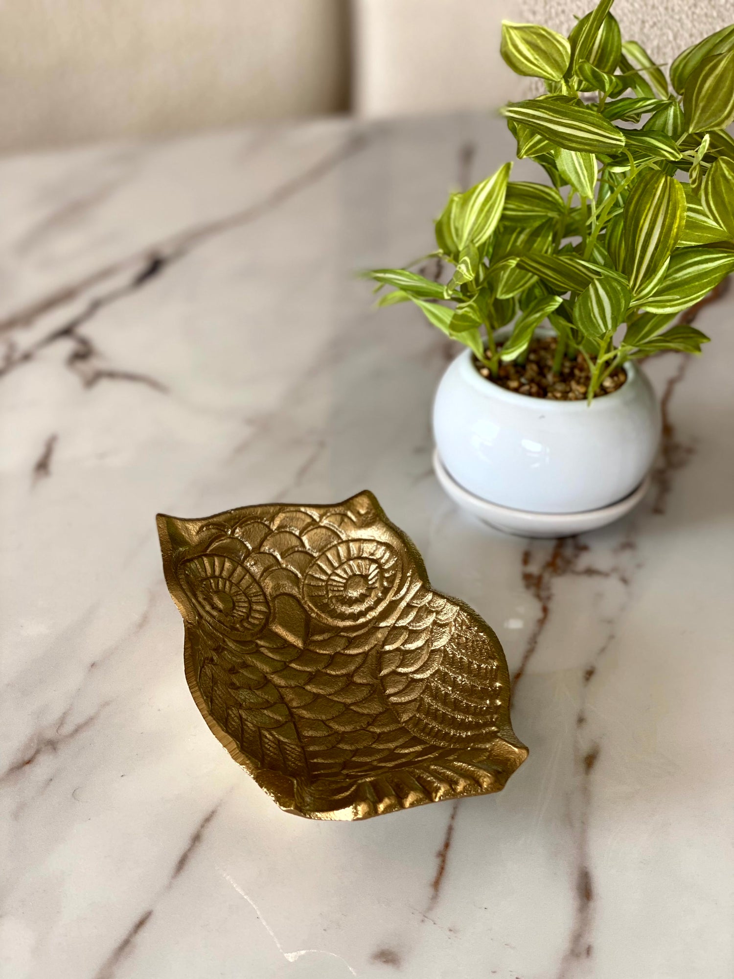 Luxe Owl Trinket Tray