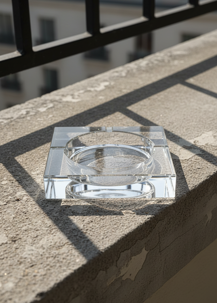 Auric Crystal Ashtray