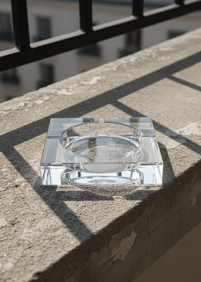 Auric Crystal Ashtray