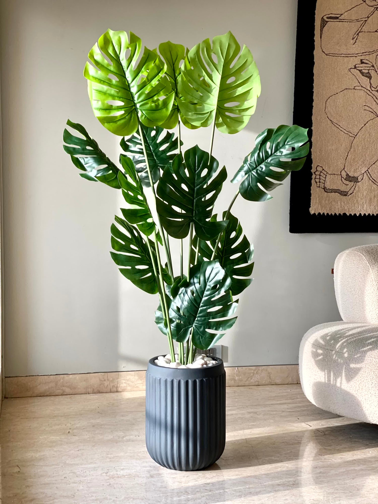 Artificial Monstera Plant - 5 Feet