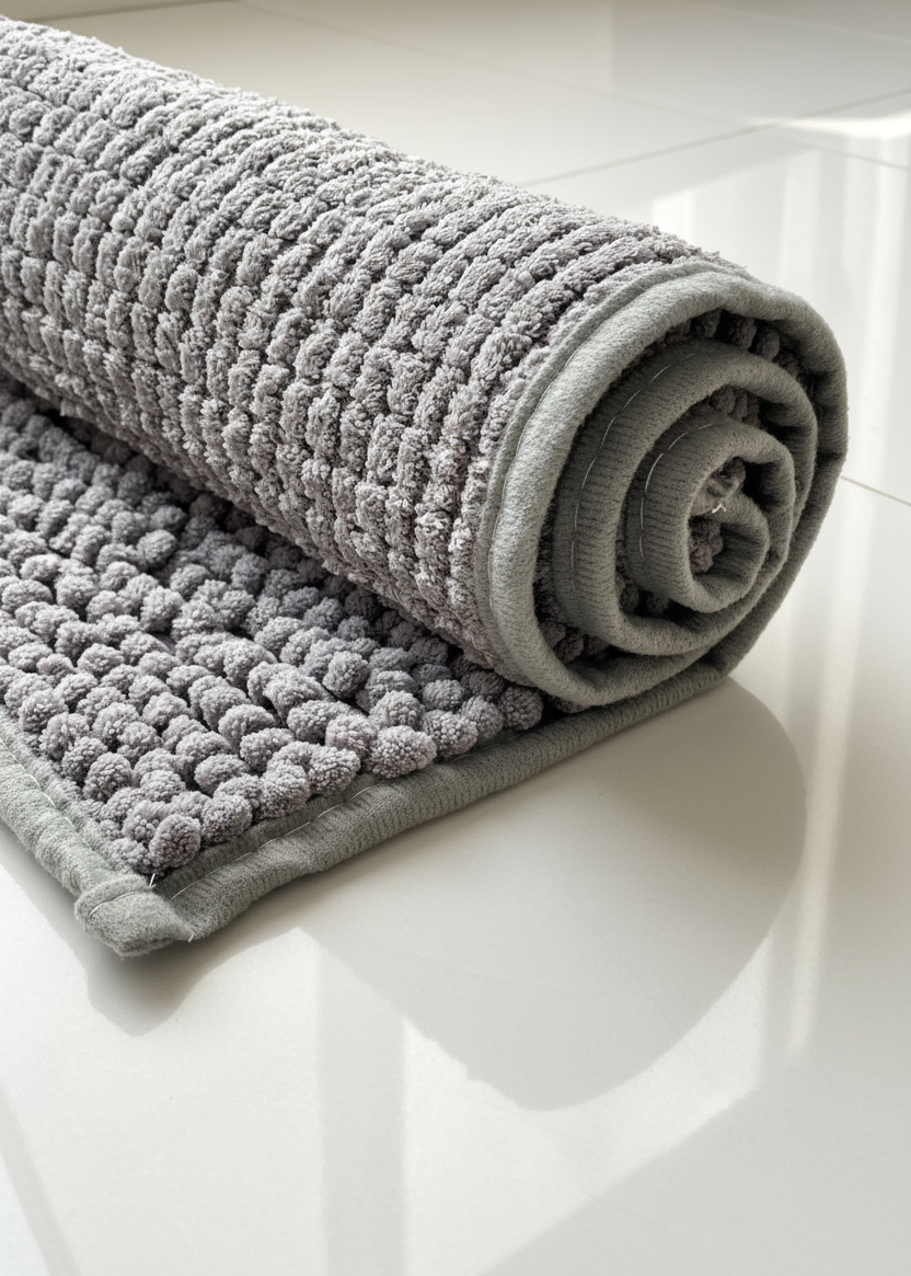 Aura Bath Mat - Grey