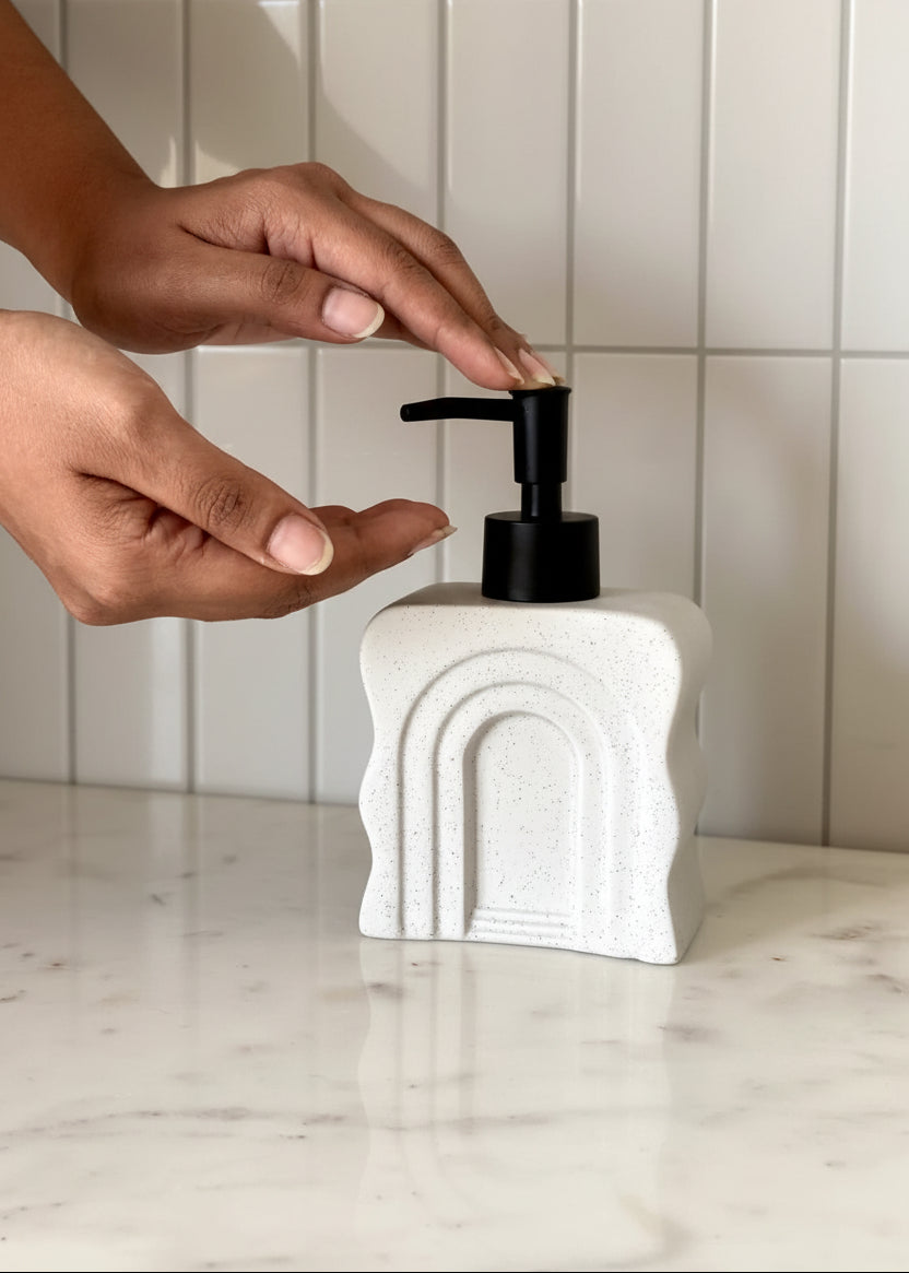 Arch Stone Dispenser - Ivory