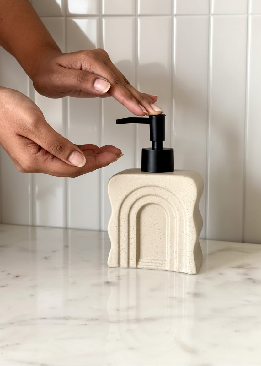 Arch Stone Dispenser - Beige