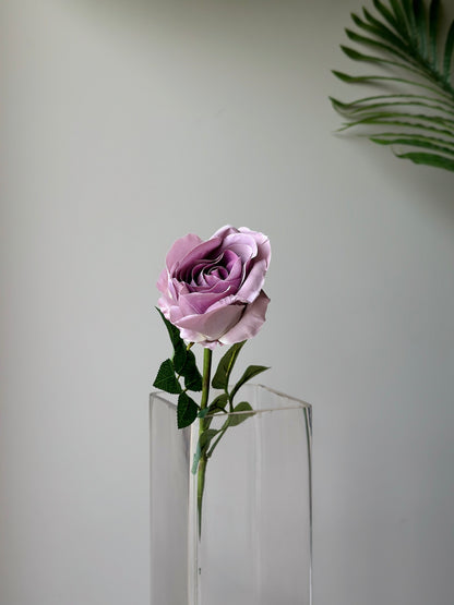 Artificial Rose Stem - Mauve