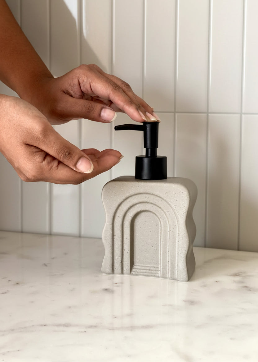 Arch Stone Dispenser - Grey