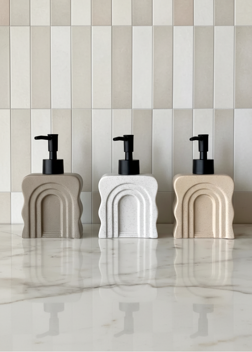 Arch Stone Dispenser - Grey