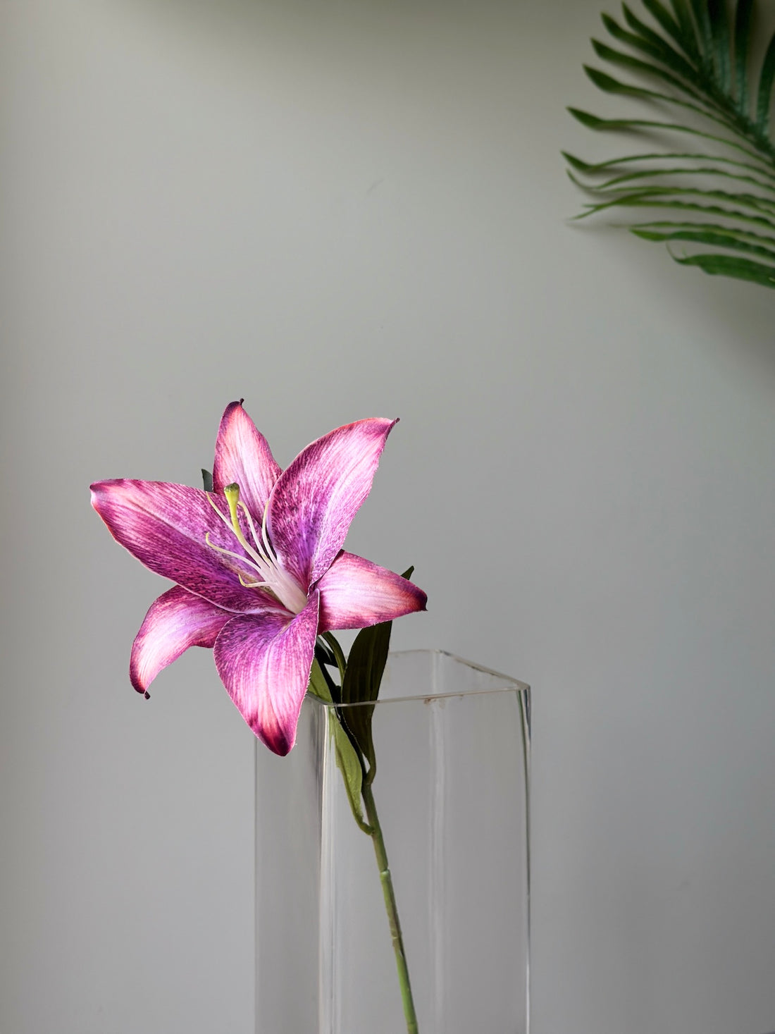 Artificial Pink Lily Stem