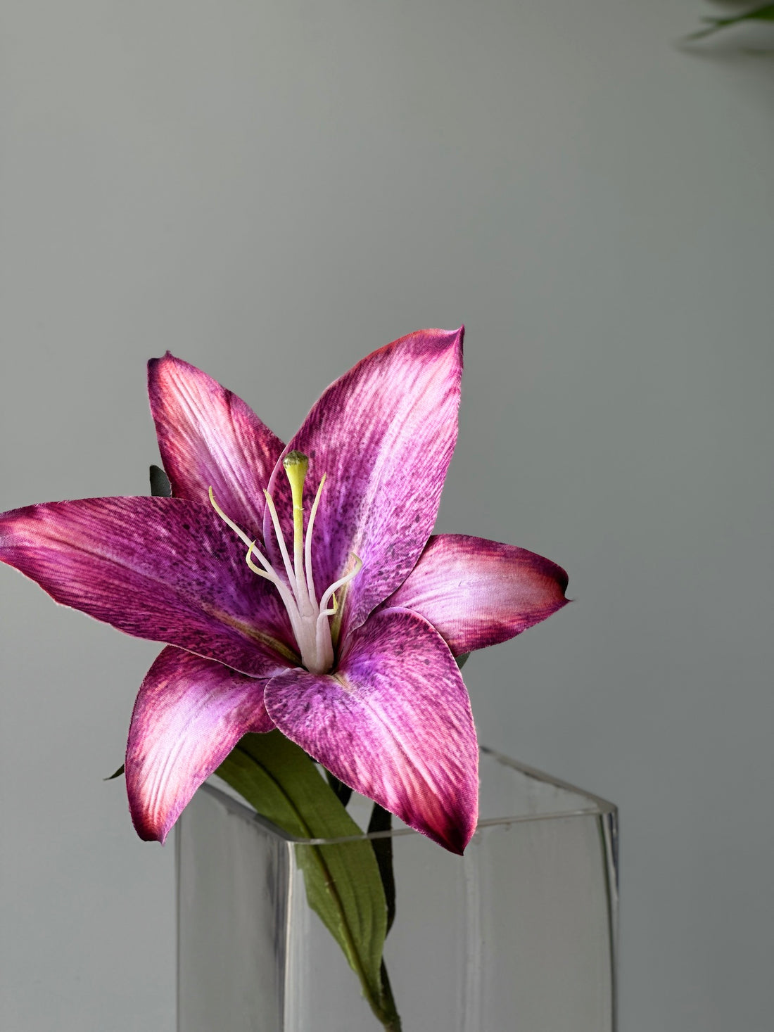 Artificial Pink Lily Stem