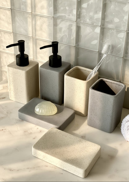 Slate Bathroom Set - Grey