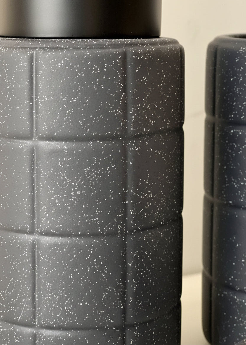 Stria Bathroom Set - Black (Set of 3)