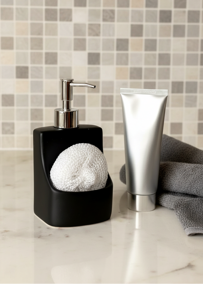 Dual Noir Bathroom Dispenser