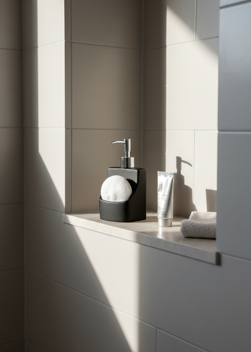 Dual Noir Bathroom Dispenser