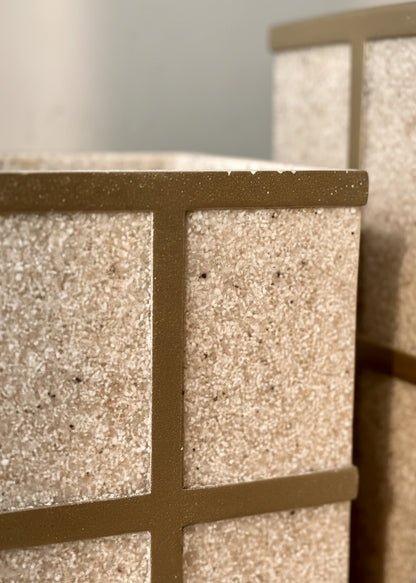 Axia Bathroom Tumbler - Beige