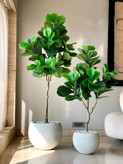 Artificial Decadent Fiddle Plant - 5.5 Feet