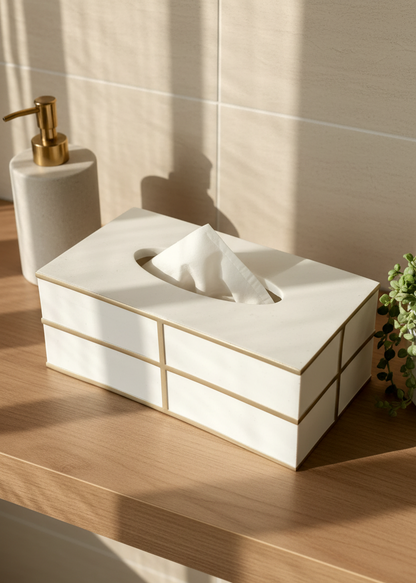 Axia Tissue Box - Ivory