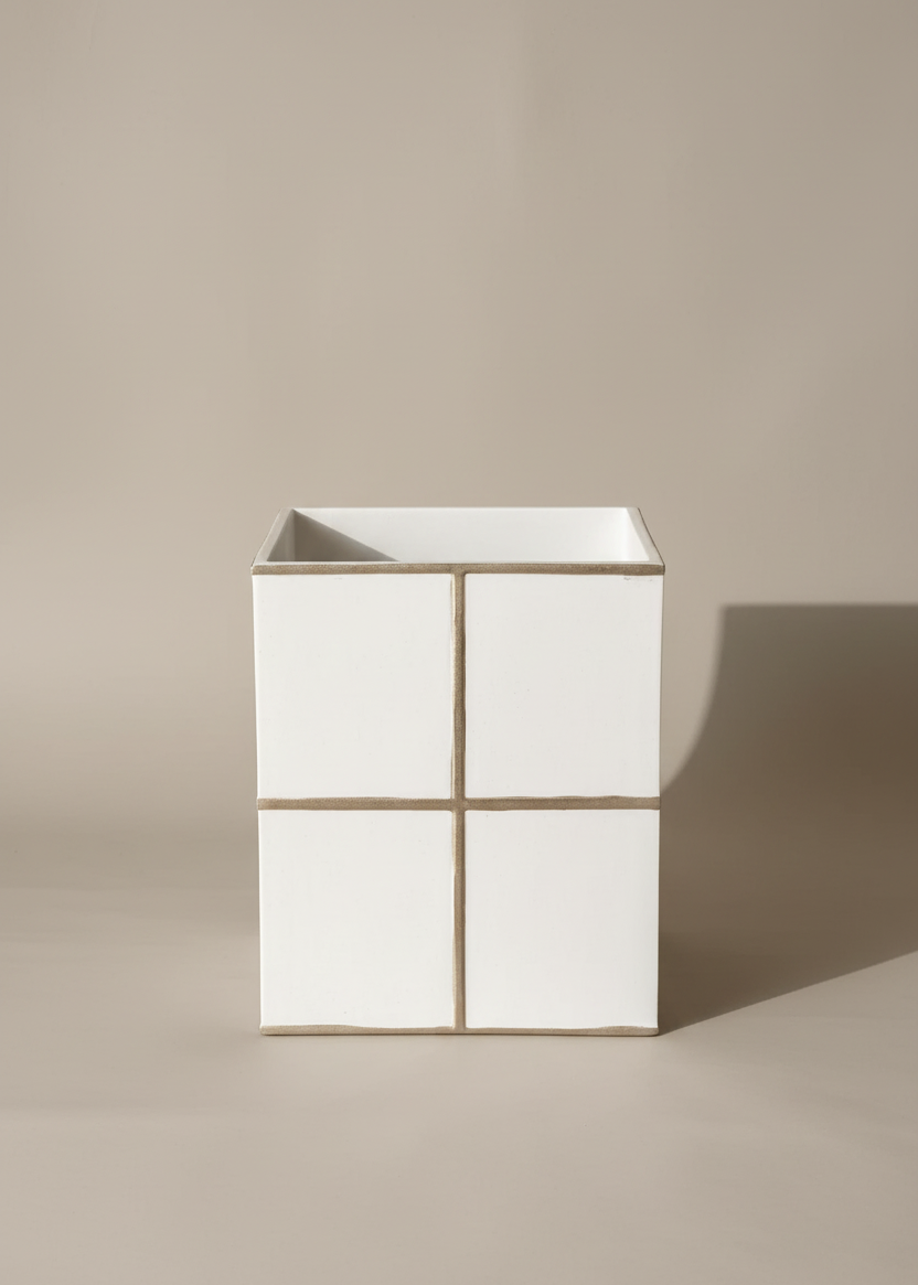 Axia Dustbin - Ivory