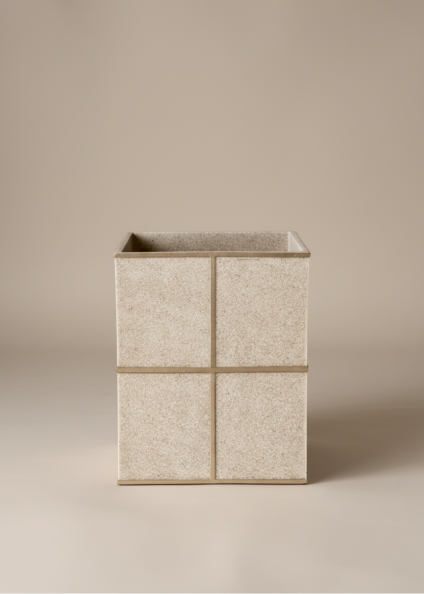 Axia Dustbin - Beige