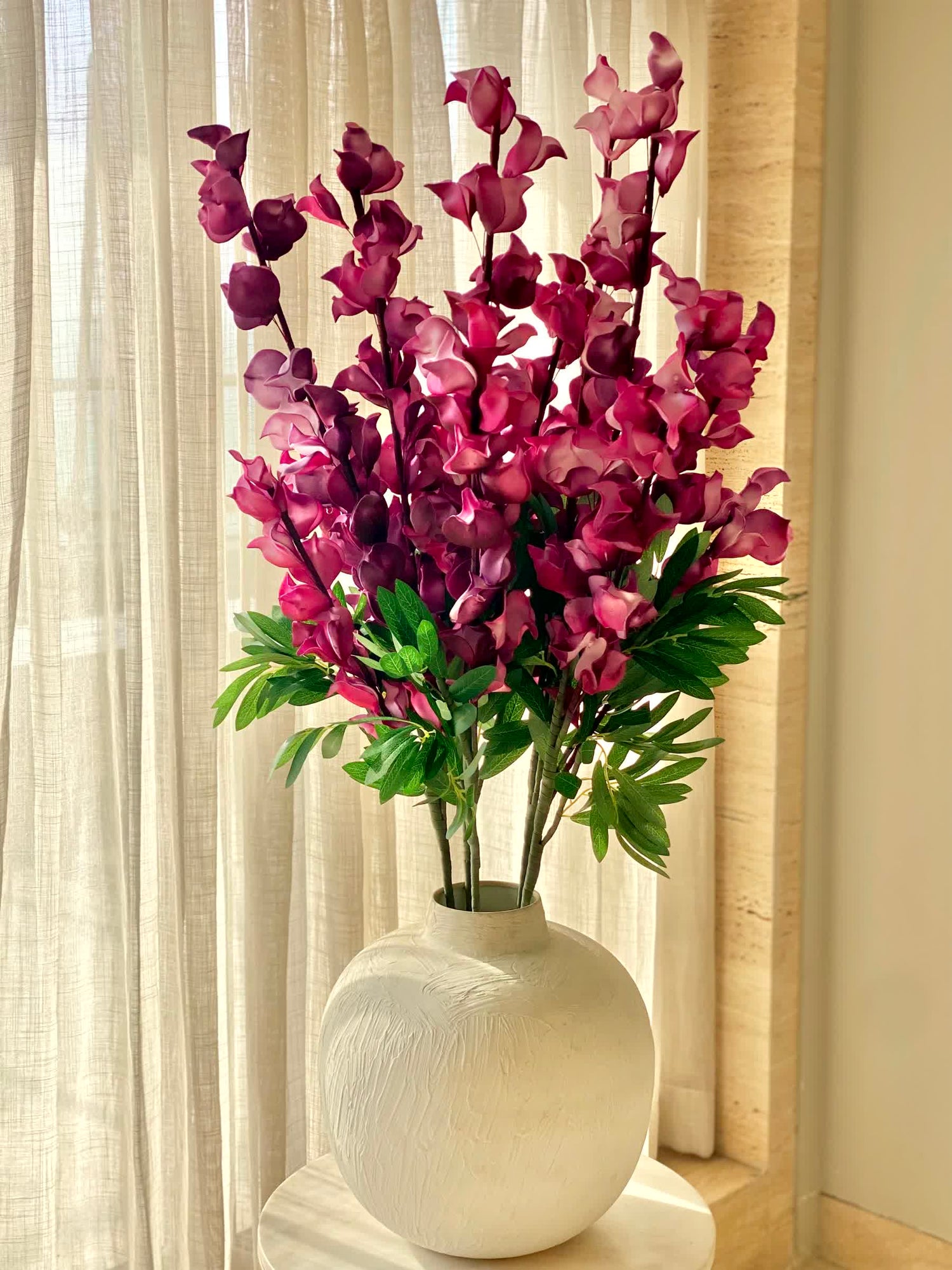 Artificial Dragon Flower Stem - Fuchsia Ombre (One Stem)