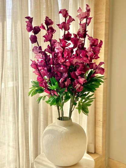 Artificial Dragon Flower Stem - Fuchsia Ombre (One Stem)