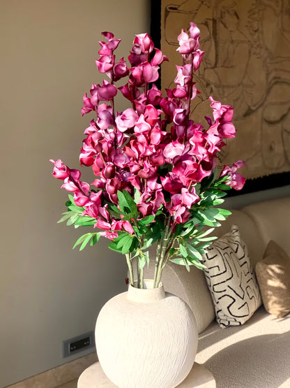 Artificial Dragon Flower Stem - Fuchsia Ombre (One Stem)