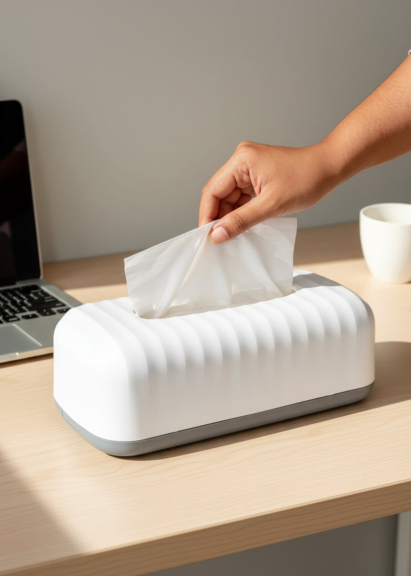 Museo Tissue Box - White