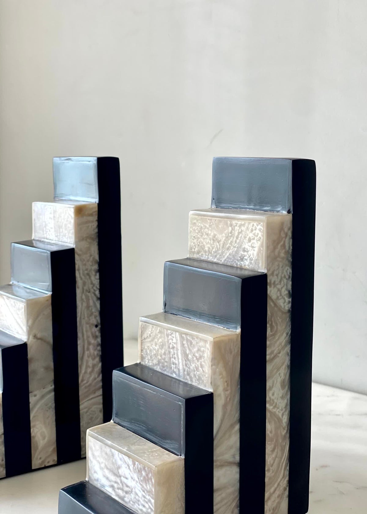 Monochrome Bookend Set