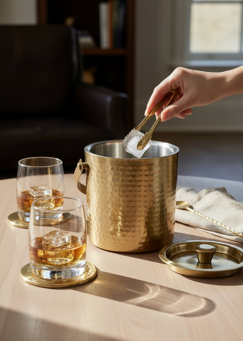Manor Ice Bucket - Gold