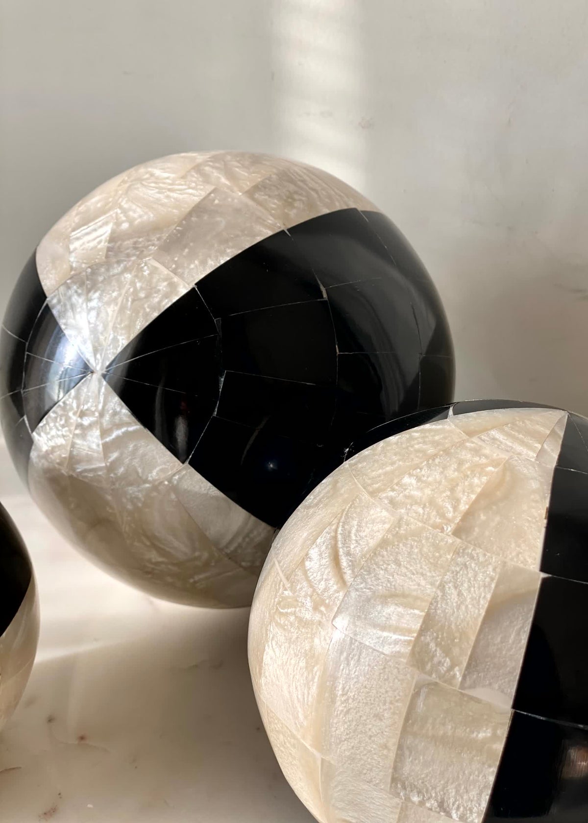 Monochrome Ball Set - Set of 3