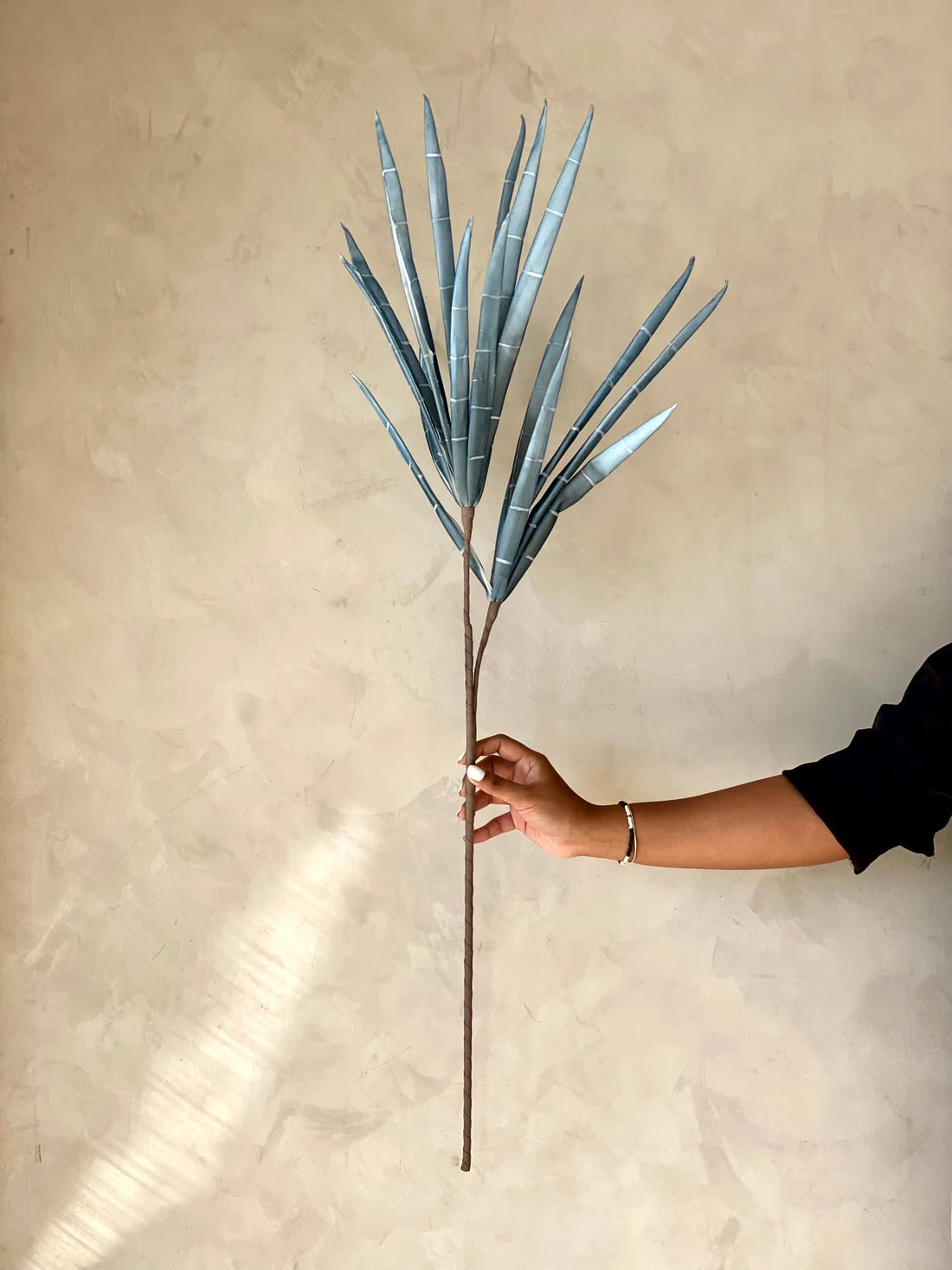 Artificial Bamboo Stalks - Blue Ombre (One Stem)