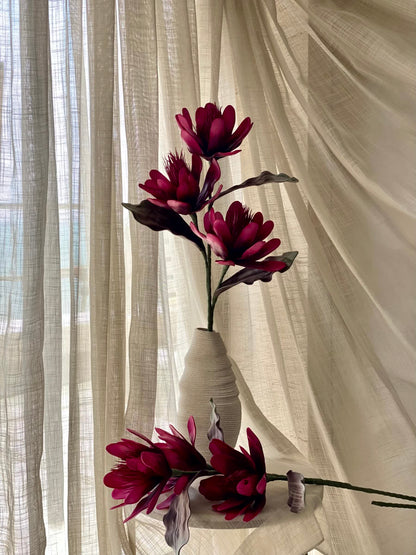 Artificial Corolla Flower Stem - Magenta Ombre (One Stem)