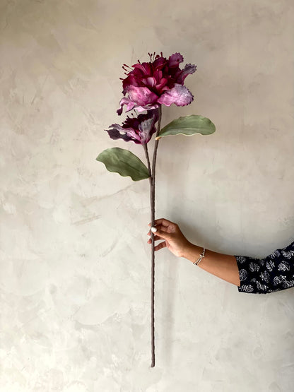 Artificial Rose Bay Flower Stem - Magenta Ombre (One Stem)