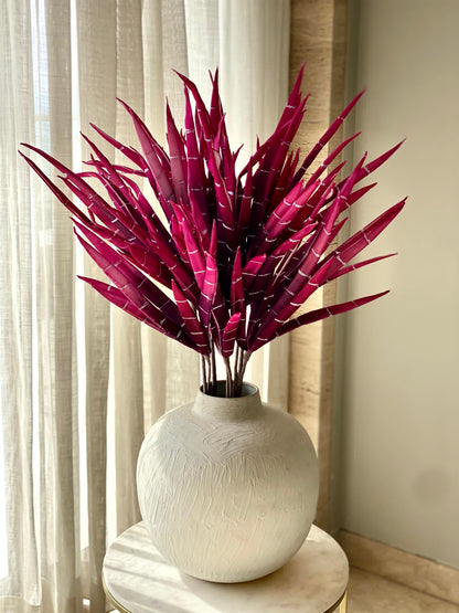 Artificial Bamboo Stalks - Fuchsia Ombre (One Stem)