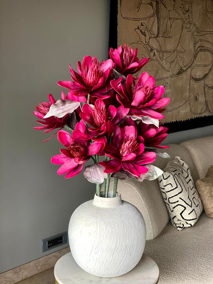 Artificial Corolla Flower Stem - Magenta Ombre (One Stem)
