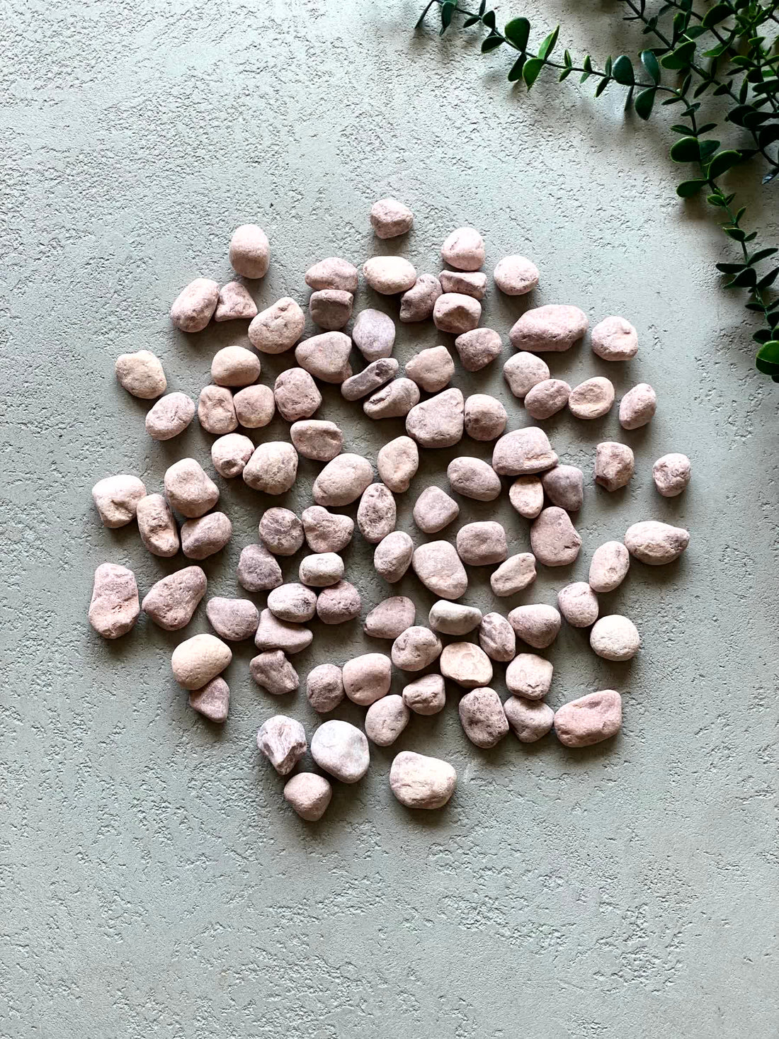 Pink Granite Pebbles - Pack of 2