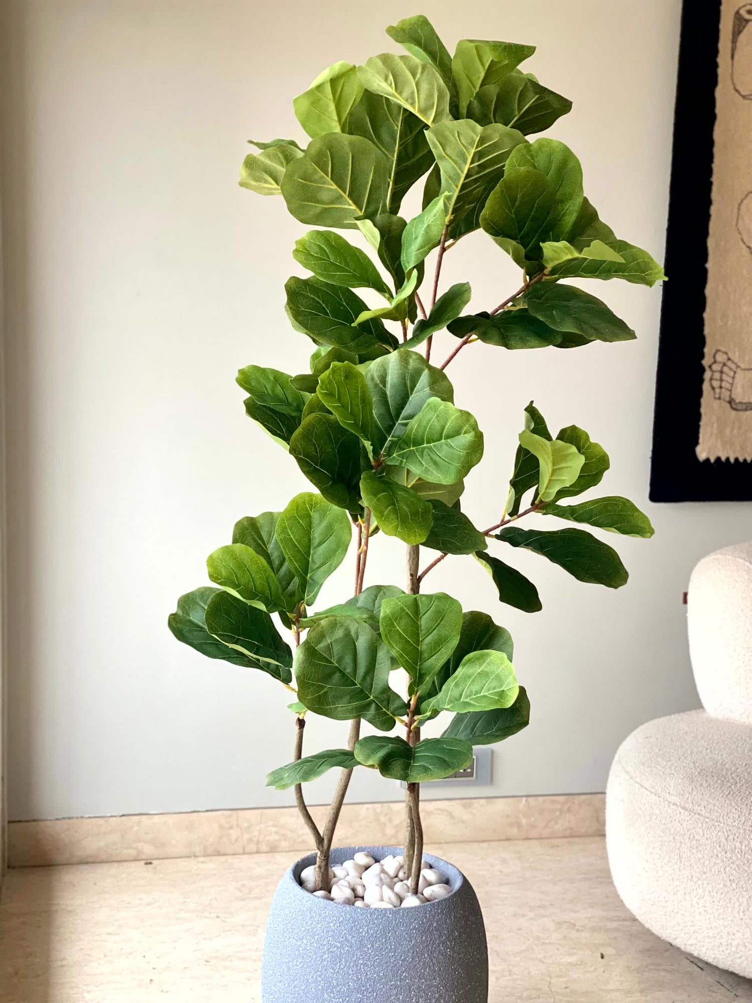 Artificial Fiddle Leaf Fig Tree - 5 Feet