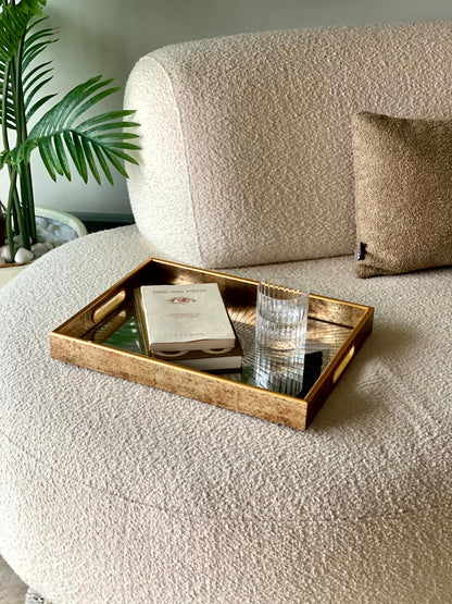 Ornate Mirror Tray - Rectangle