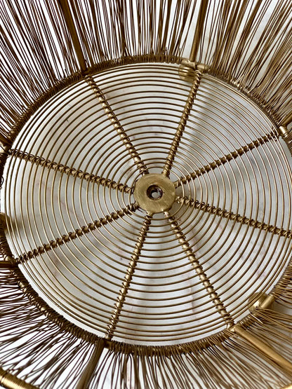 Alora Gold Two-Tier Fruit Basket