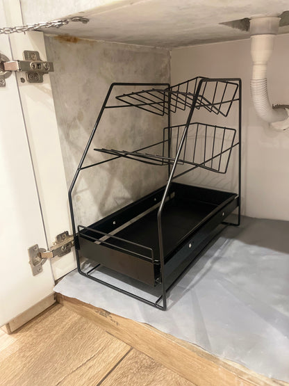 Under Sink Storage - Black