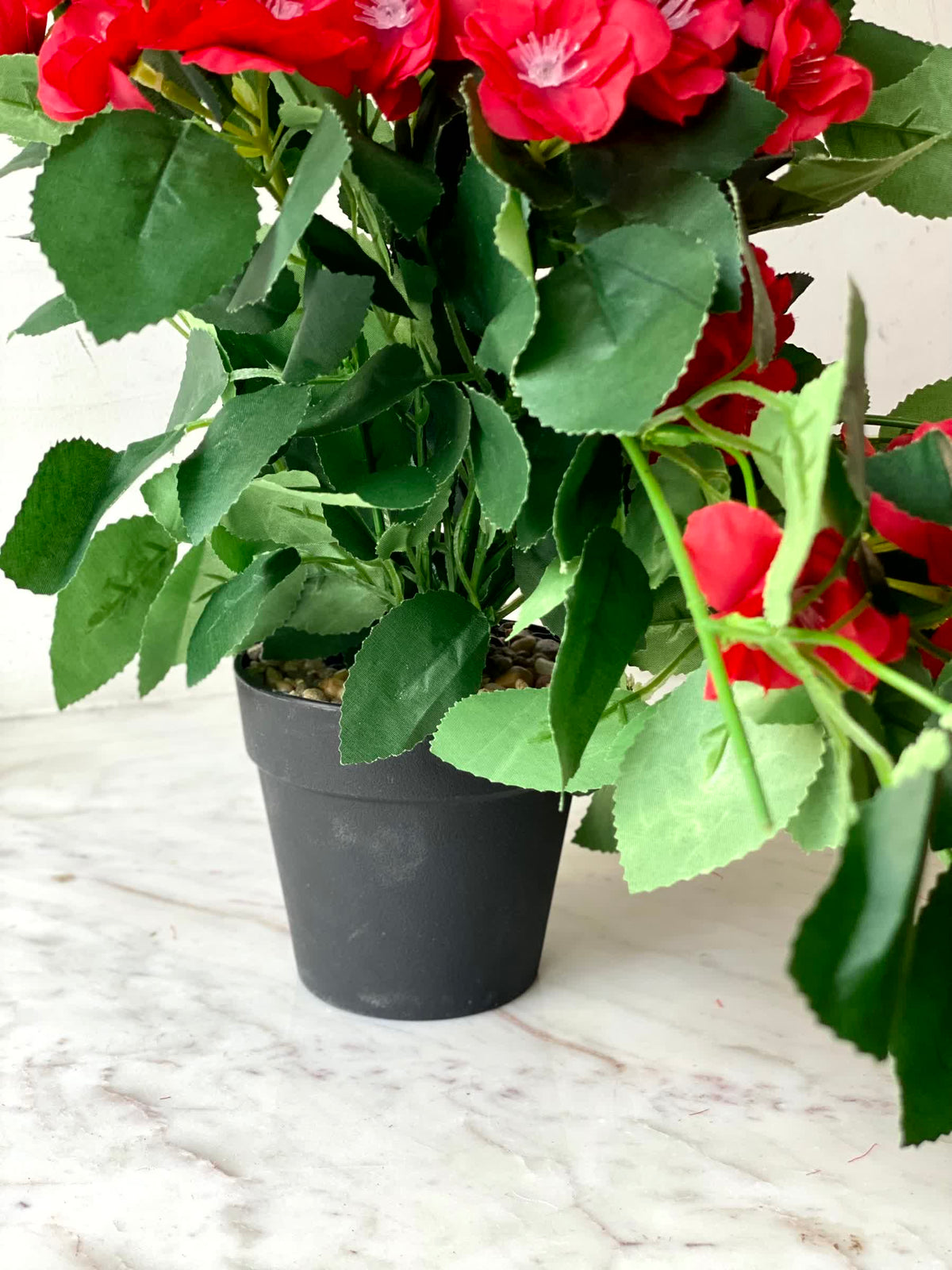 Artificial Trailing Rose Vine Plant - Red