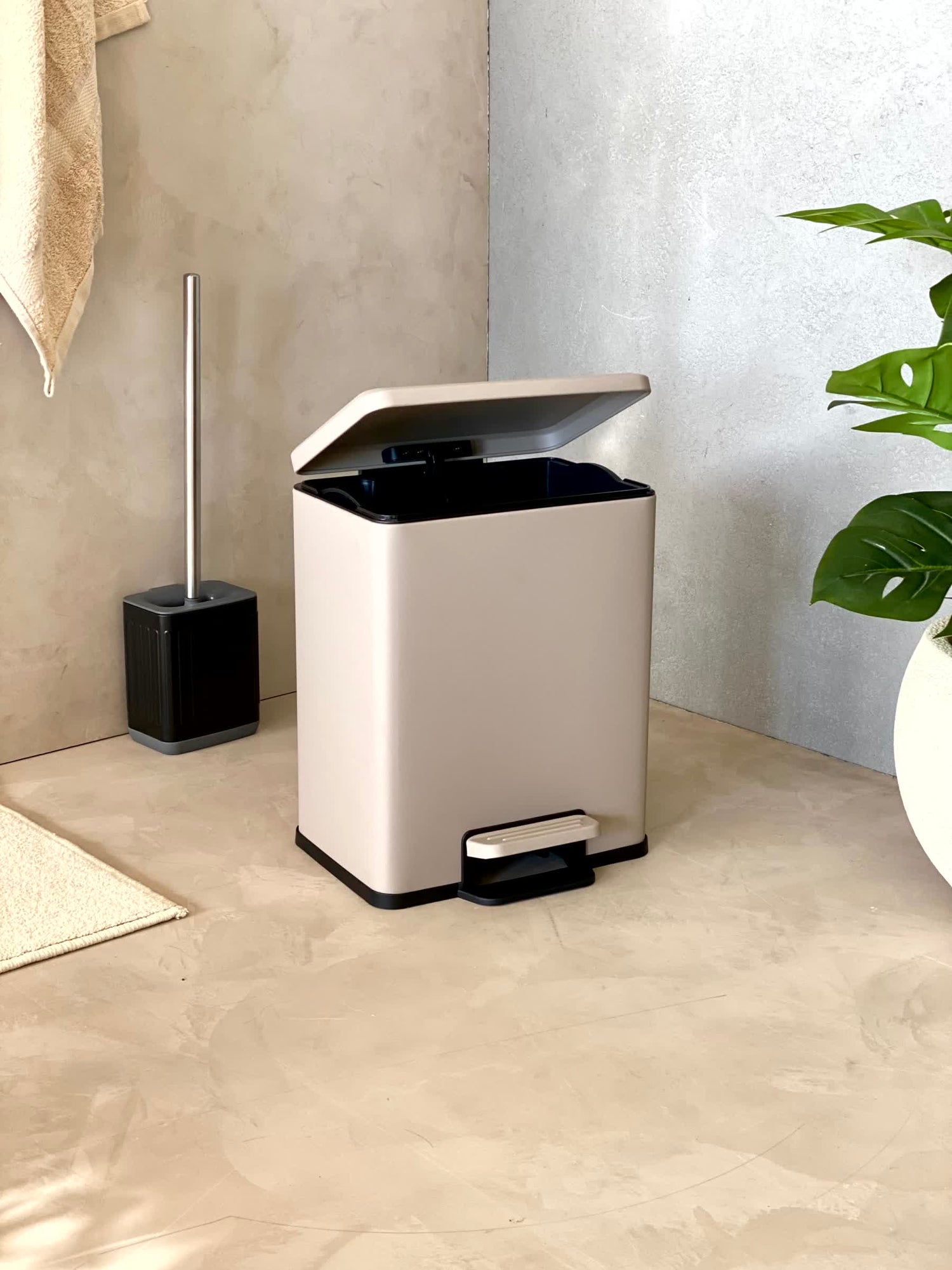 Solvado Dustbin  - Beige (Large)