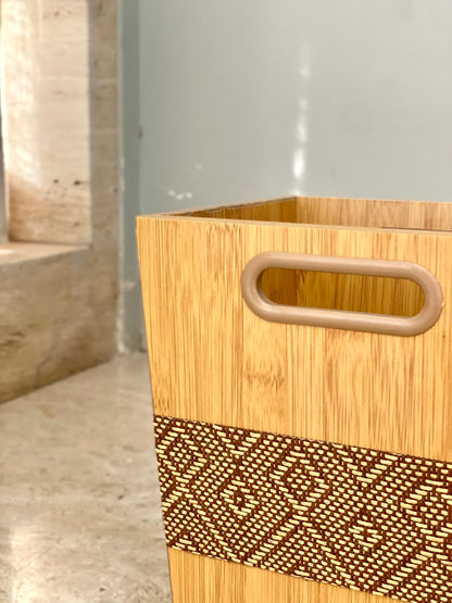 Liora Wooden Dustbin
