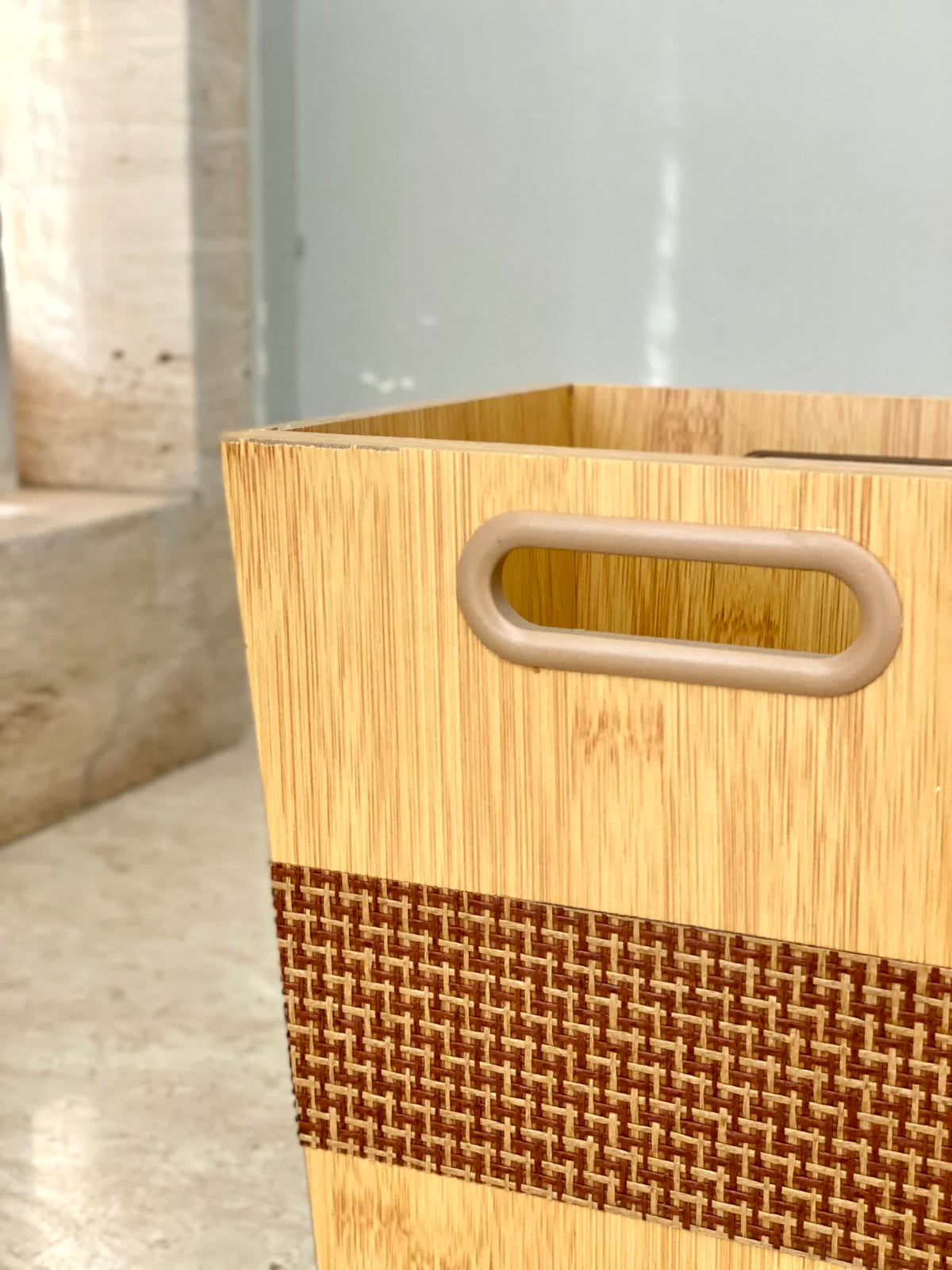 Oakley Wooden Dustbin