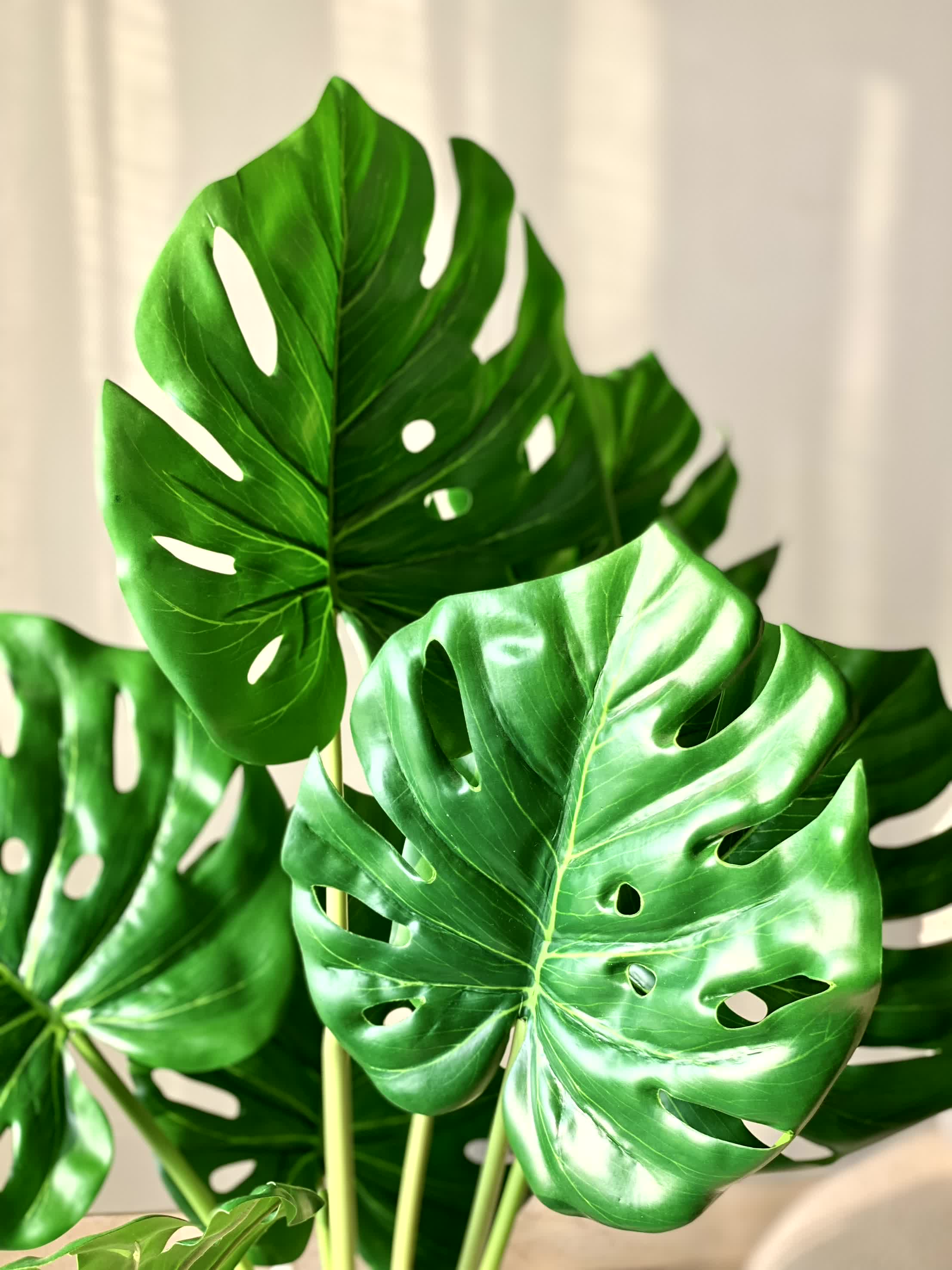 Artificial Lush Monstera Plant