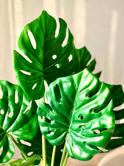 Artificial Lush Monstera Plant