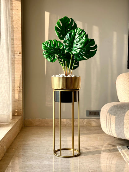 Artificial Lush Monstera Plant