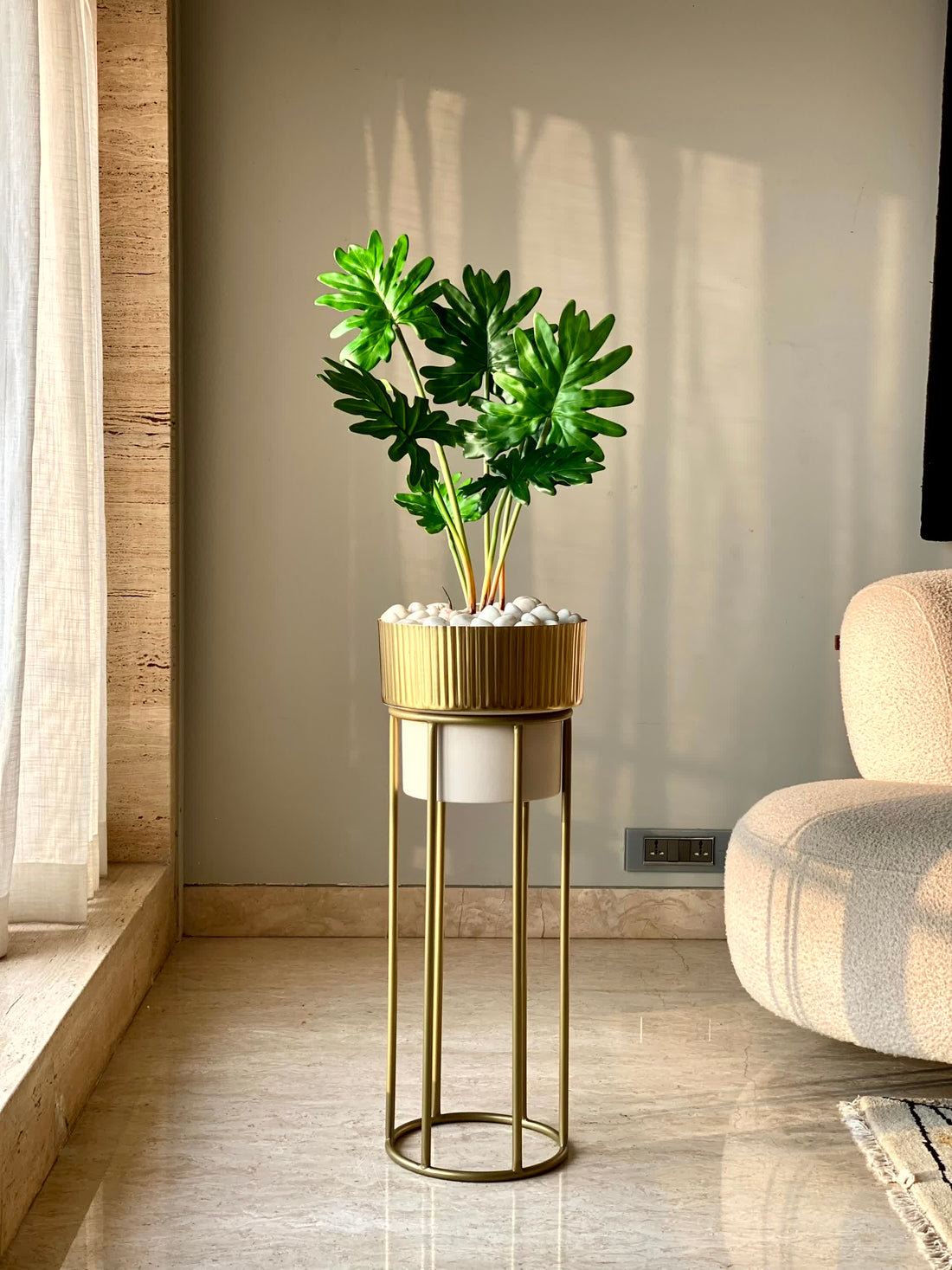 Artificial Split Philodendron Plant - 2 Feet