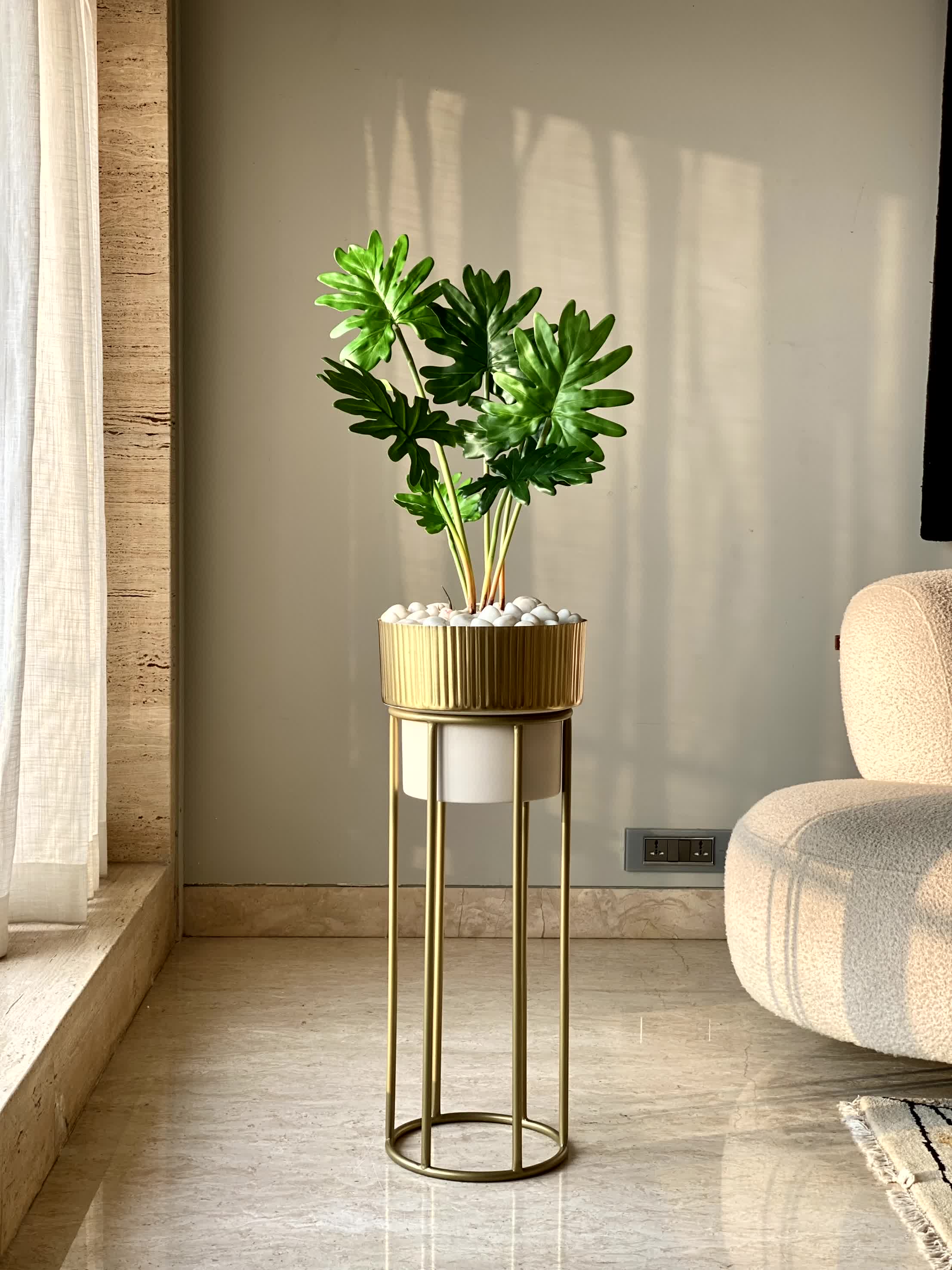 Artificial Split Philodendron Plant